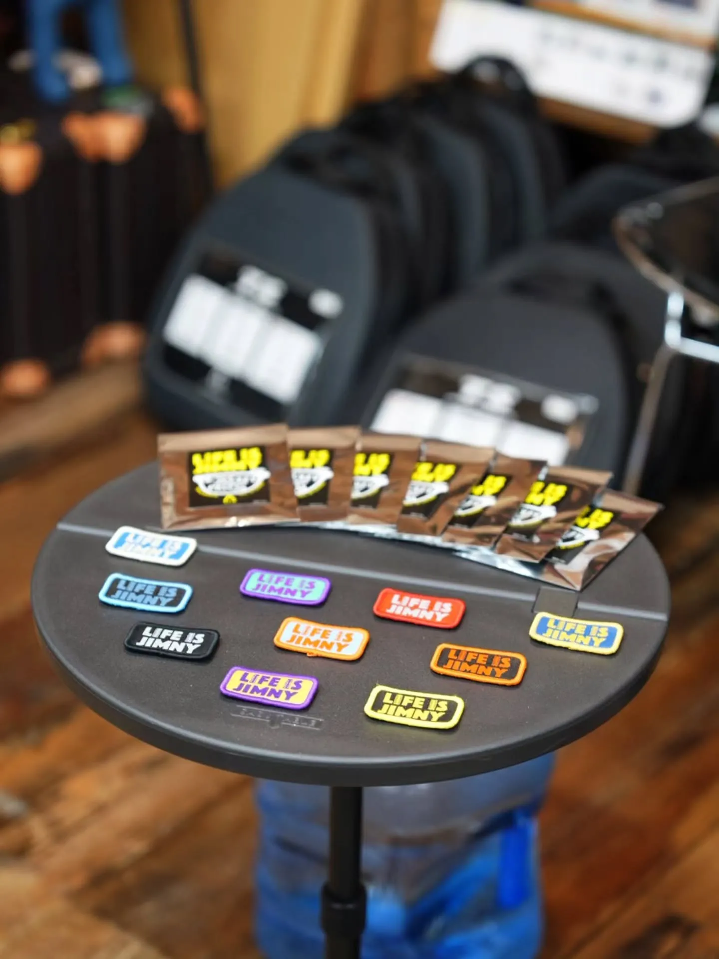 LIFE IS JIMNY パッチ、レジ前にて好評販売中です...