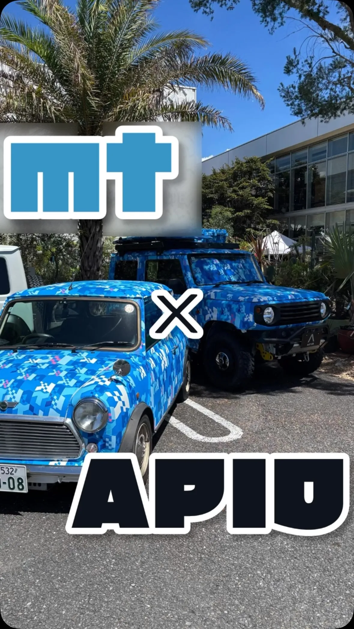 mt×APIO JIMNY コラボマスキングテープとジムニー...